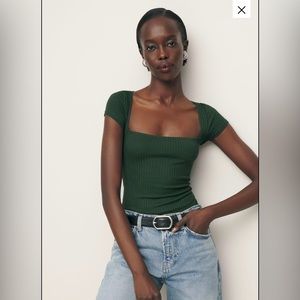 NWT - Reformation Bardot Top